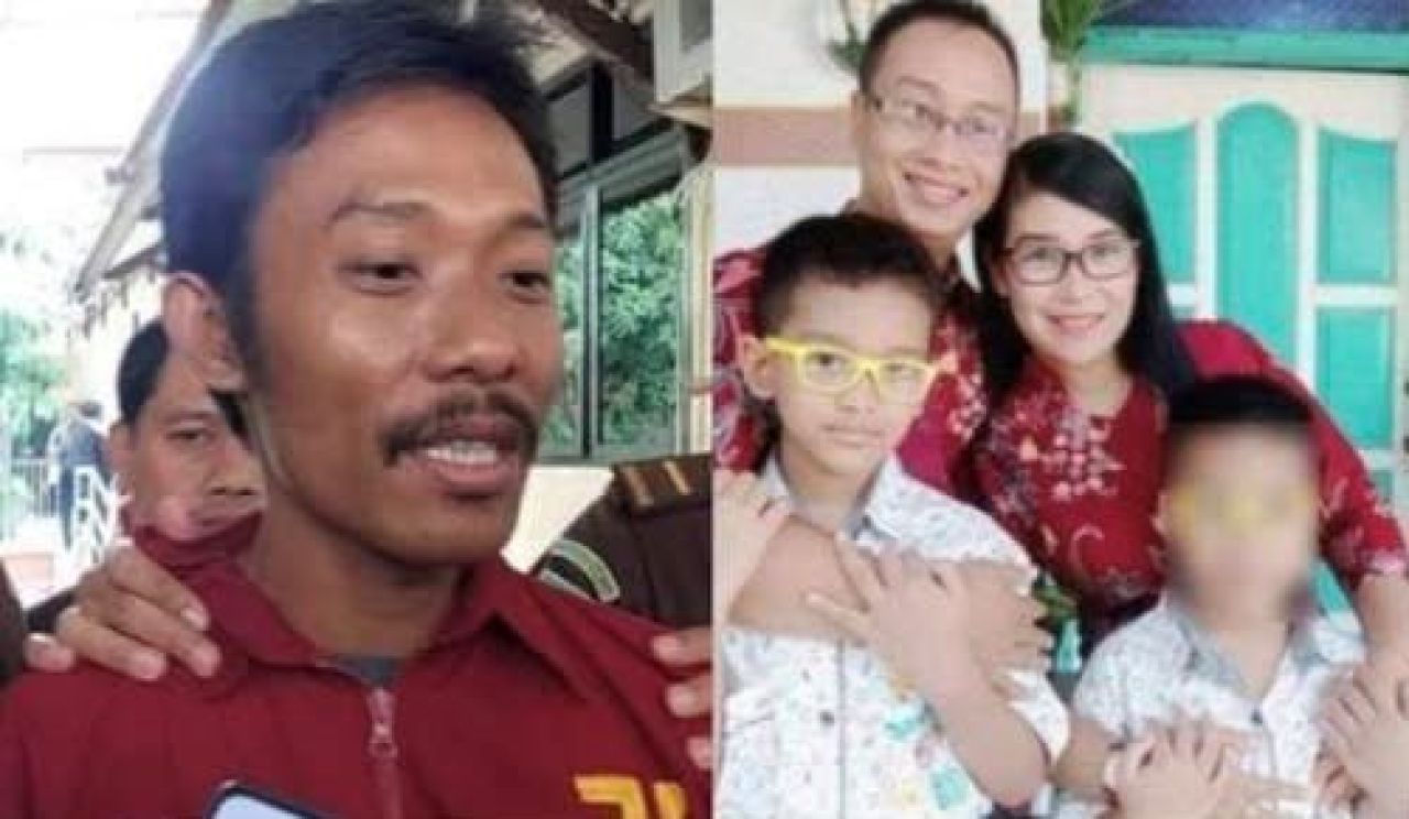Yusa Cahyo Utomo dan keluarga korban