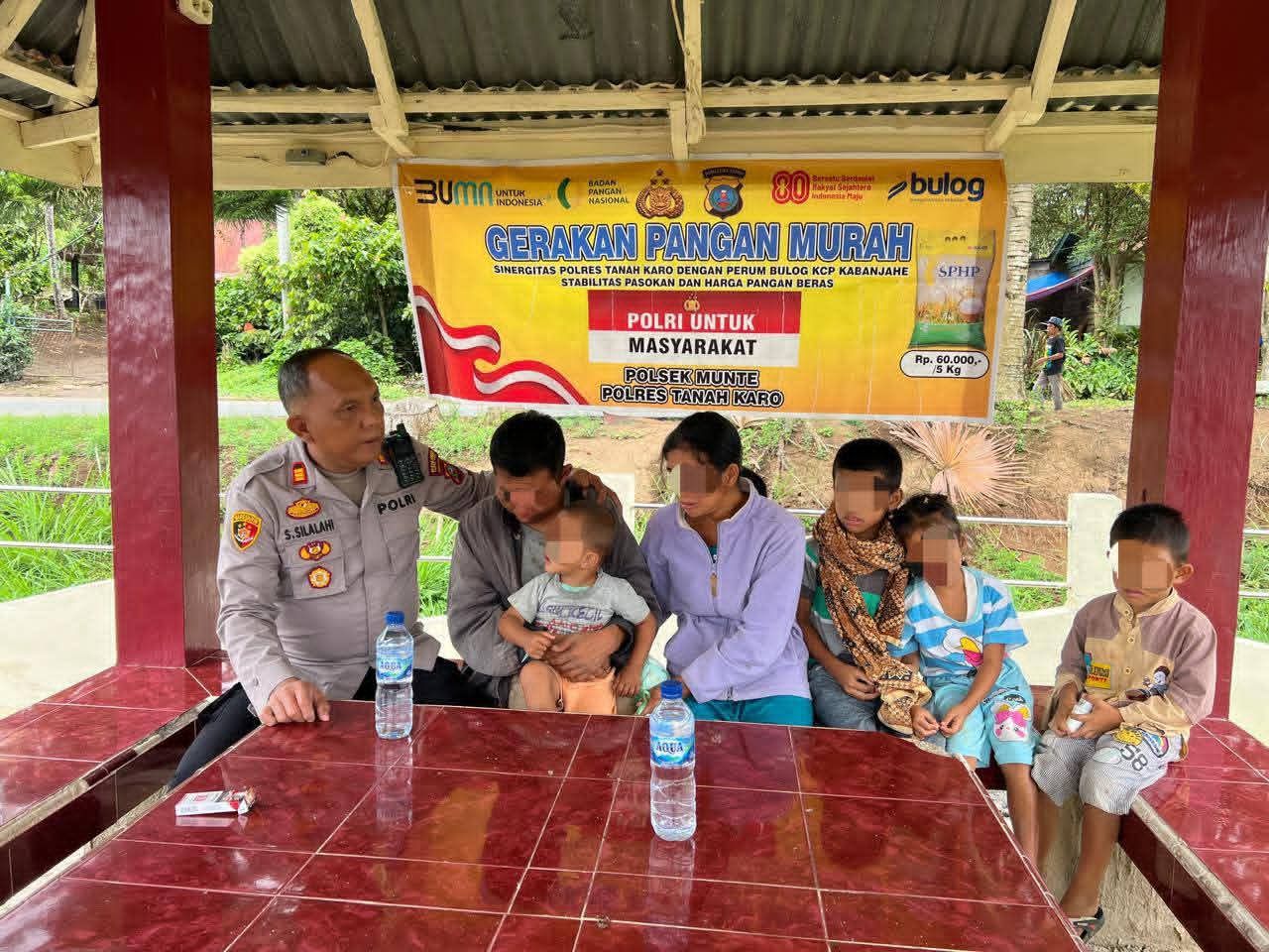 Kapolsek Munte dan EWG beserta keluarganya