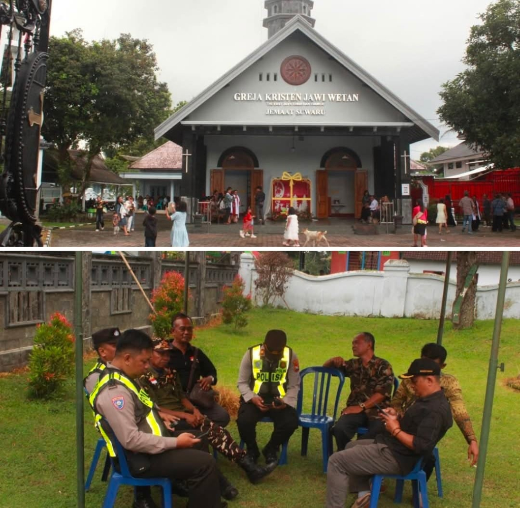 Perayaan Natal di GKJW Desa Suwaru