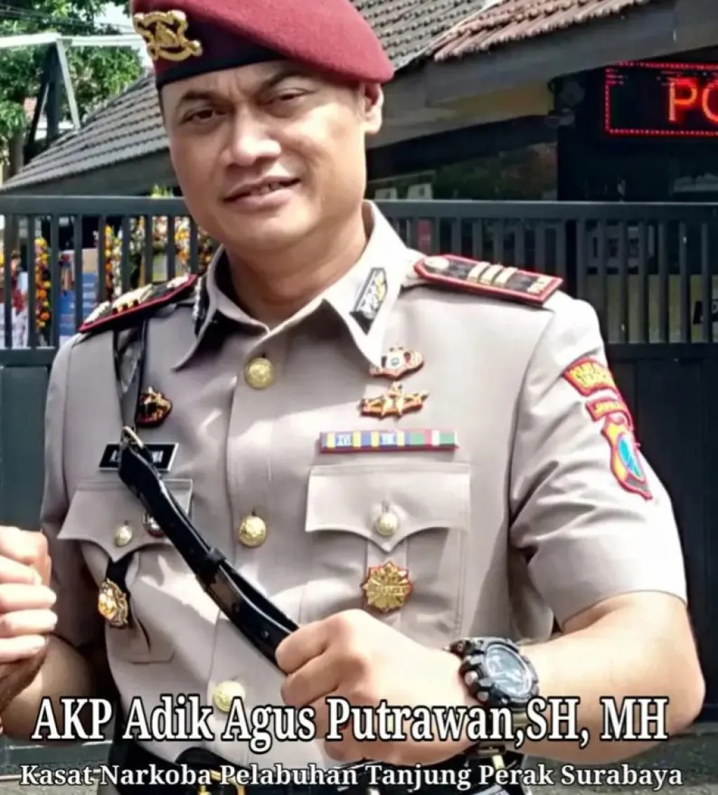 AKP Adik Agus Putrawan Jabat Kasat Narkoba Polres Pelabuhan Tanjung Perak