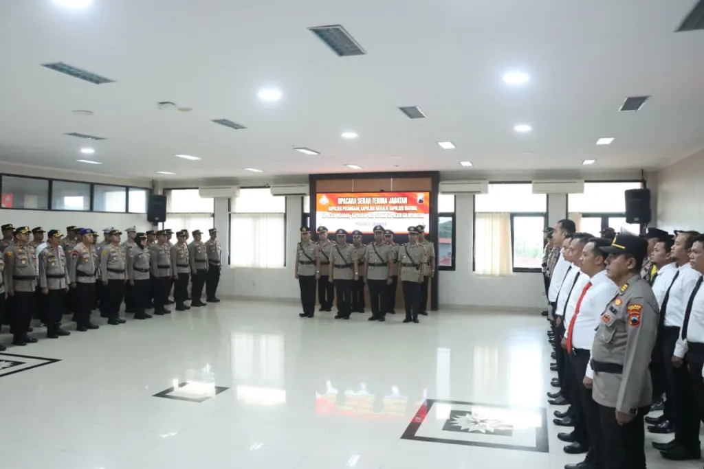 Sertijab Sejumlah Kapolsek di Polres Jepara