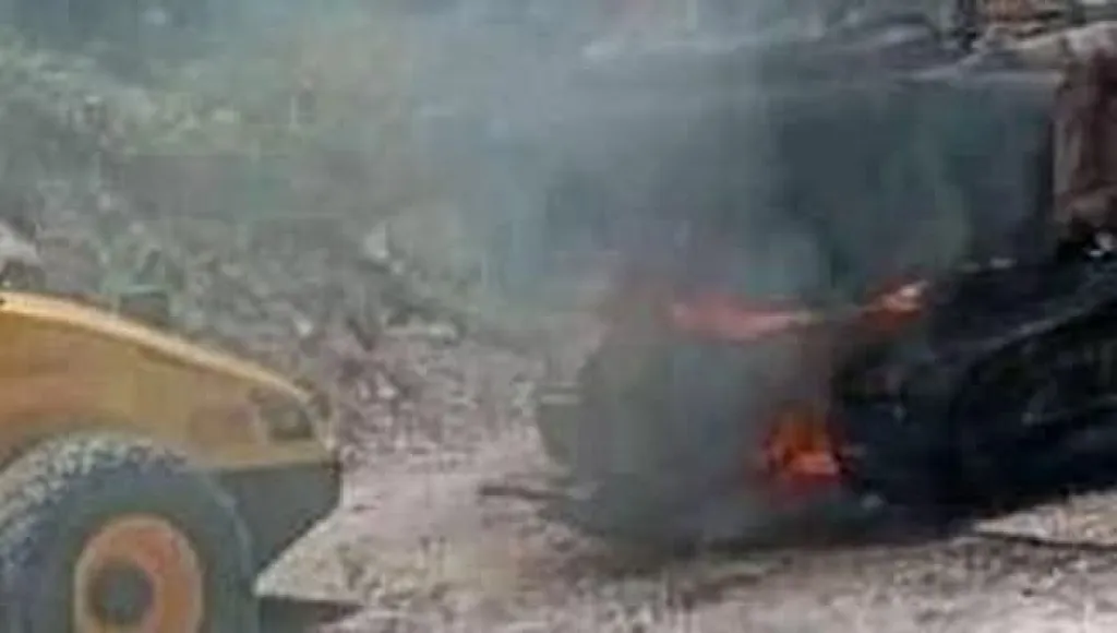 TPNPB Bakar Ekskavator Tambang Ilegal di Kabupaten Paniai