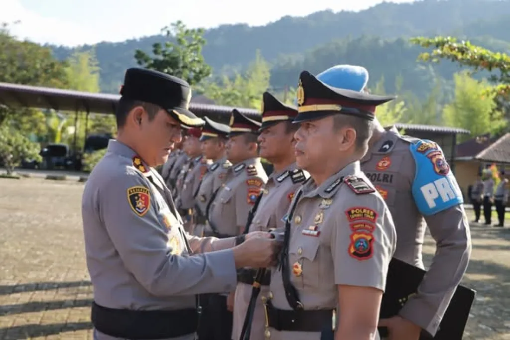 Sertijab Kasat hingga Kapolsek di Polres Tapanuli Tengah