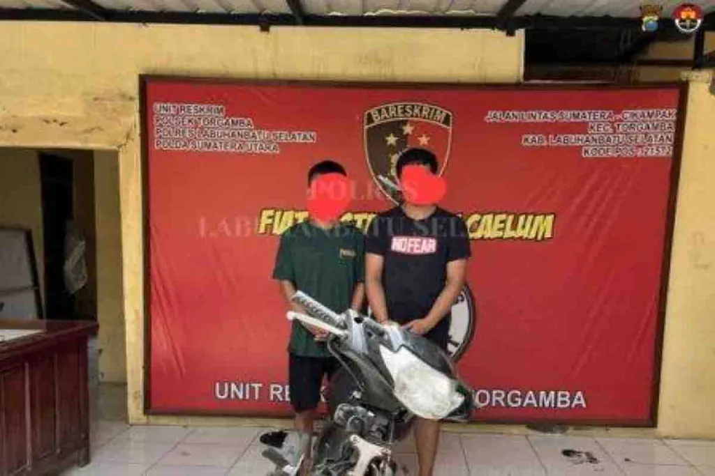 Polsek Torgamba Ungkap Pencurian di SPBU Pinang Awan