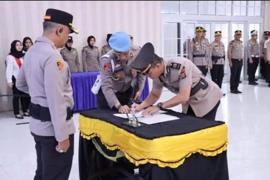 Serah Terima Jabatan Kasat Samapta Polres Asahan