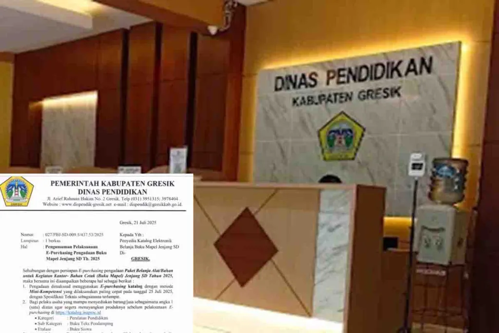 Paket Buku di Dinas Pendidikan Gresik Rp 6,8 Miliar, WAGS Ingatkan Potensi Mark Up