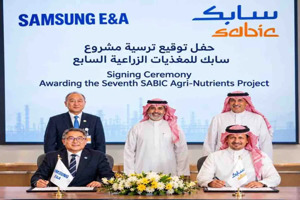 SABIC AN dan Samsung Teken Kontrak Pembangunan Kompleks Amonia