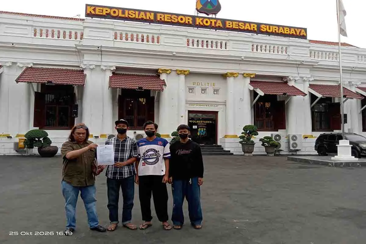 Dibacok Tanpa Sebab saat Tonton Balapan Onthel, Korban Lapor Polrestabes Surabaya