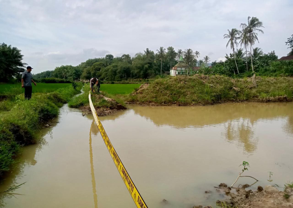 Bekas galian pasir yang berada di Dusun I Kampung Sendang Agung