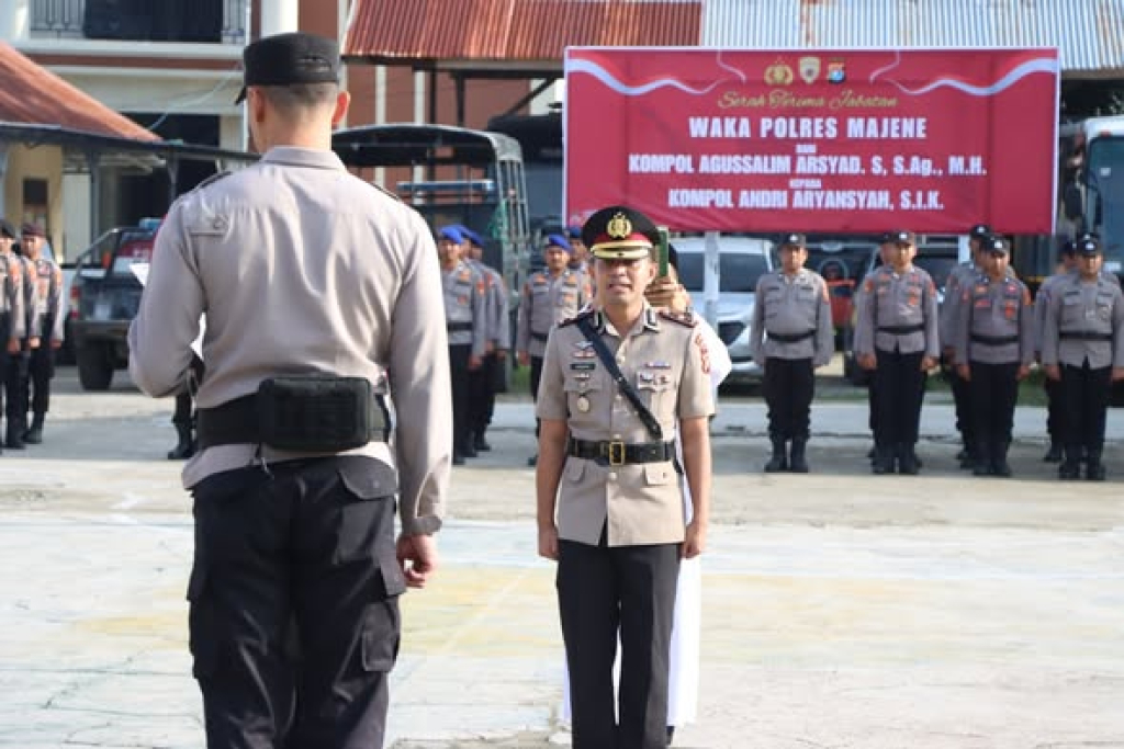 Sertijab Wakapolres Majene