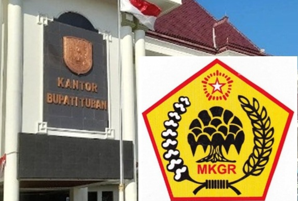 Kantor Bupati Tuban dan logo MKGR