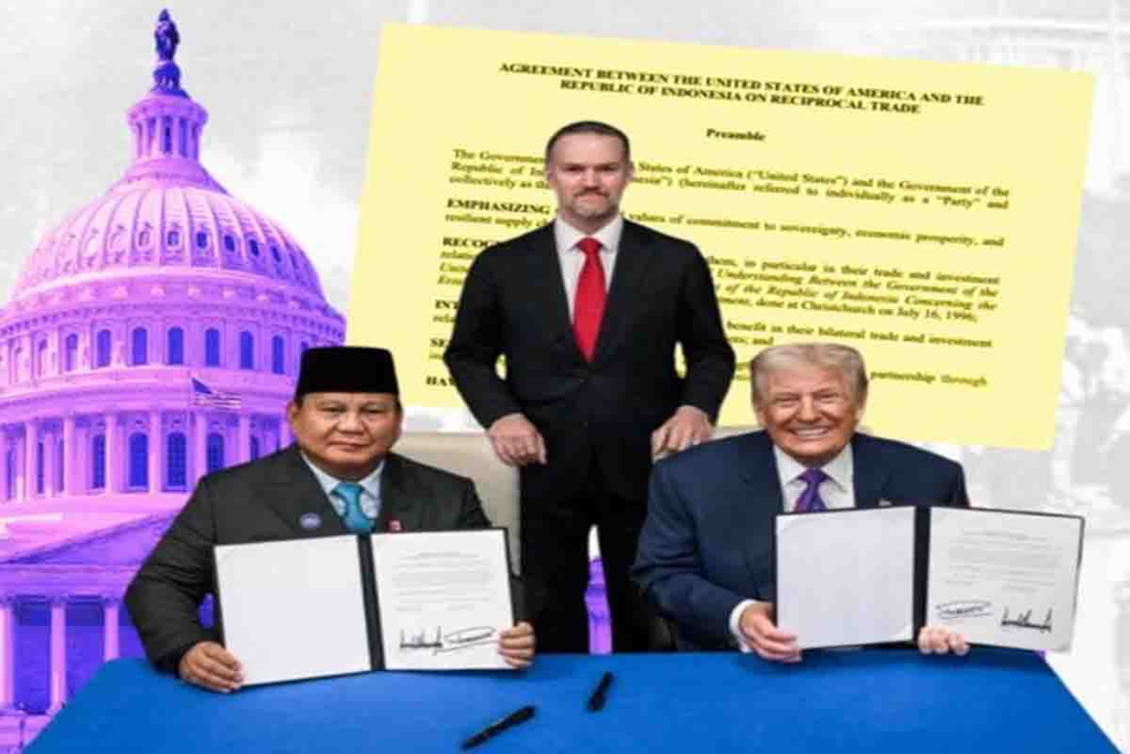 Prabowo Subianto, dan Presiden Amerika Serikat, Donald Trump