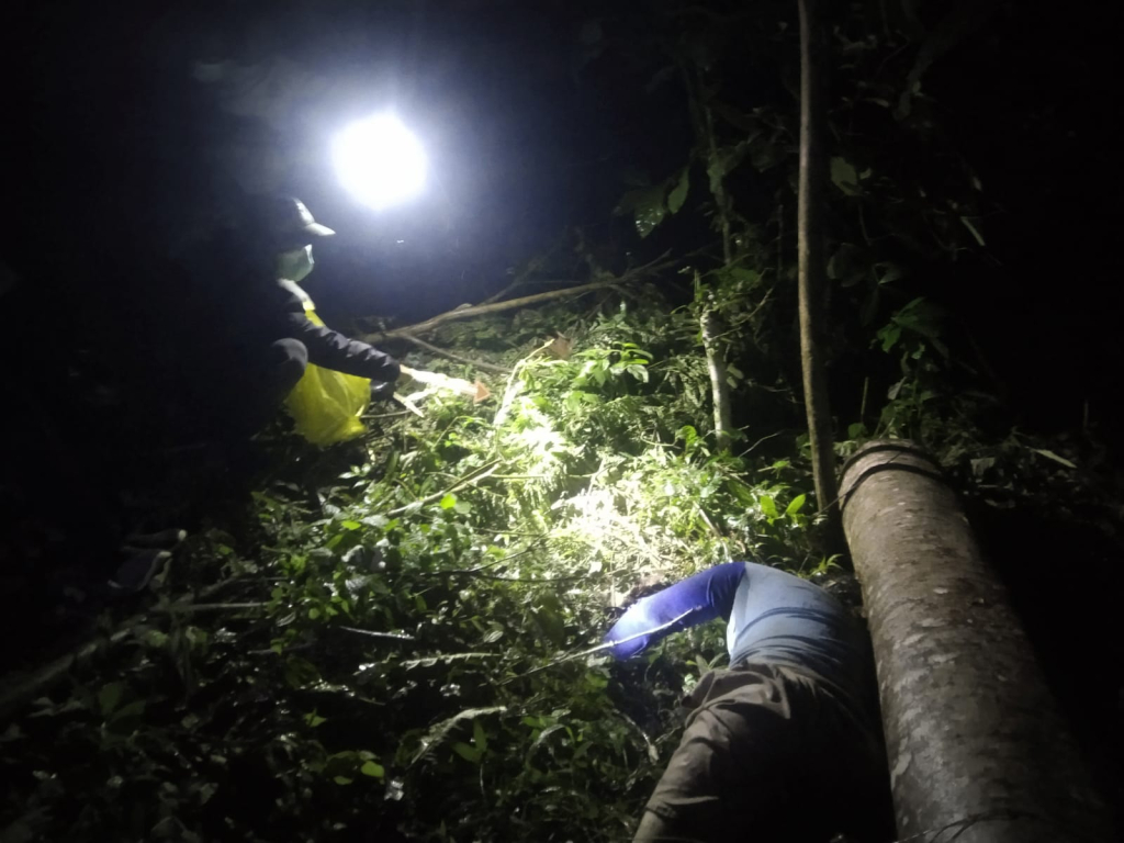 Penemuan jenazah di kawasan Hutan Pinus Petak 162 C, Dukuh Klepu, Desa Klepu