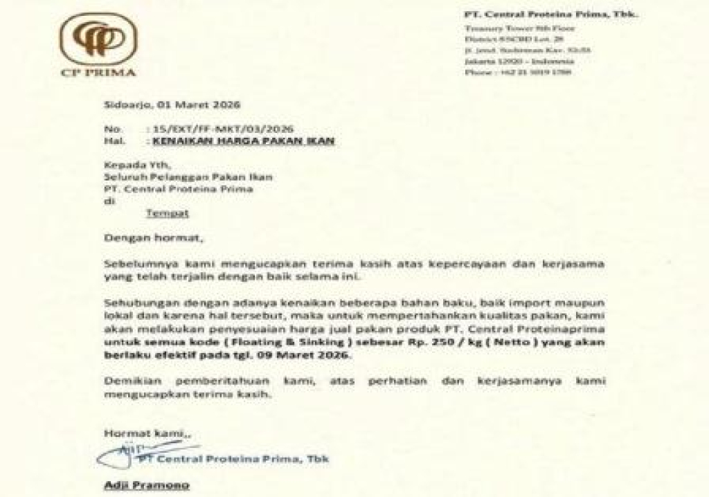 PT Central Proteina Prima