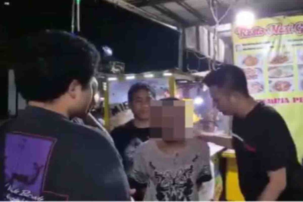Penangkapan pelaku penyiraman air keras berinisial R