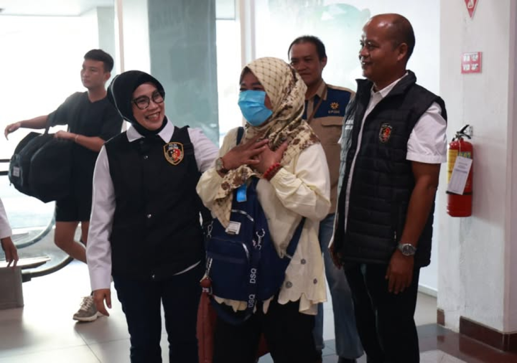 Pemulangan PMI asal Malang  berinisial NF