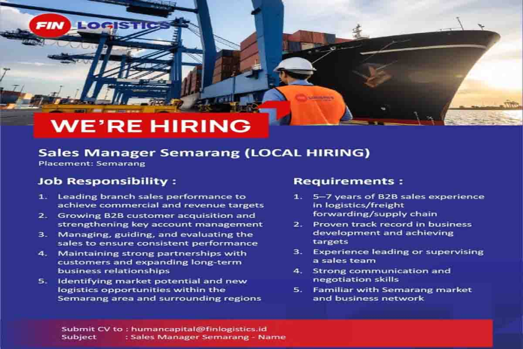 FIN Logistics is hiring