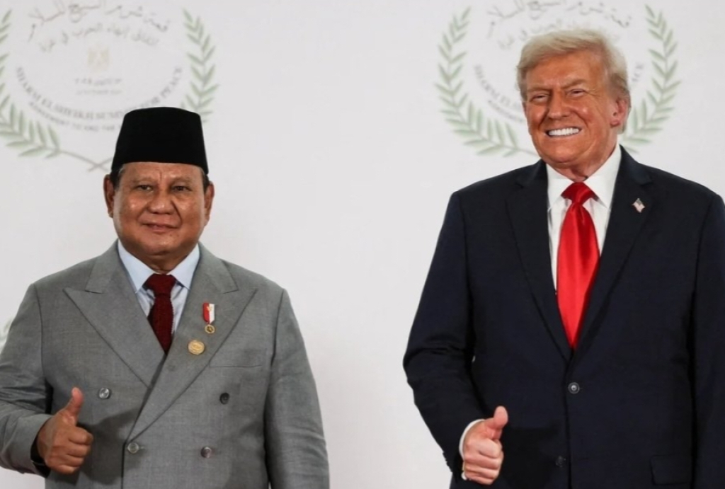 Pertemuan antara Prabowo Subianto dan Donald Trump di Washington