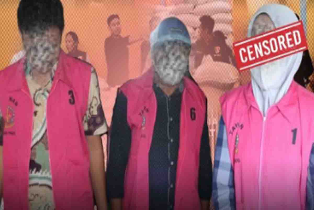 Lalu Ali Junaidi, Lalu Karmila, dan Gibran Habib Eghineri