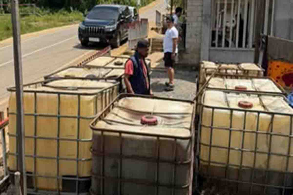 Barang bukti yang diamankan Unit I Subdit IV Tipidter Ditreskrimsus Polda Sulawesi Tengah