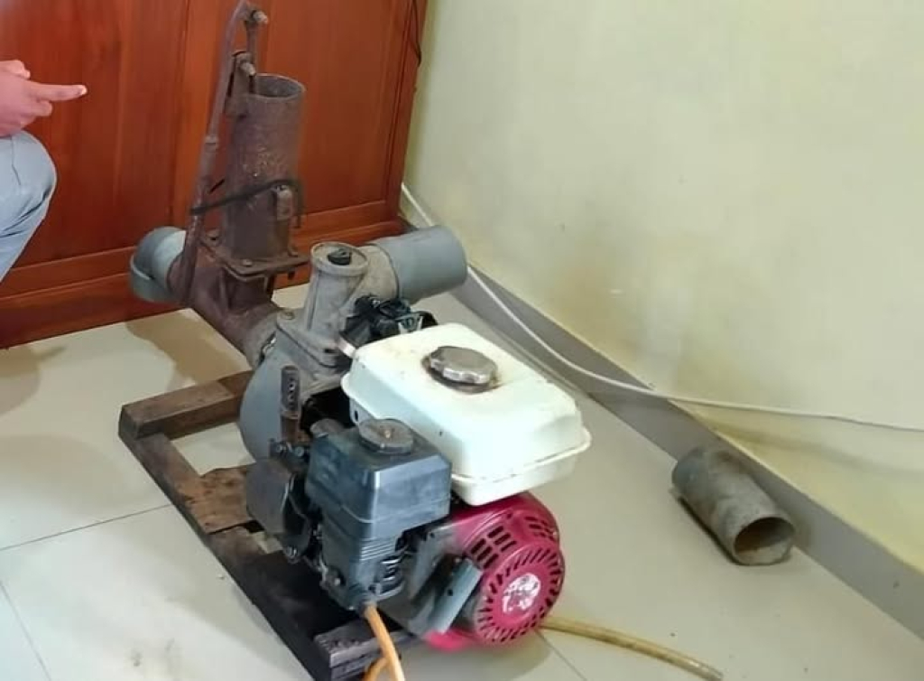 Barang bukti pompa air