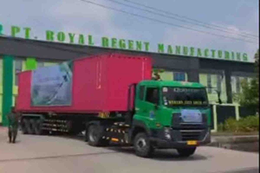 1 kontainer mainan PT Royal Regent Manufacturing dikirim ke Amerika Serikat