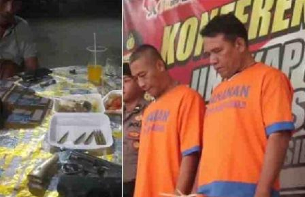 2 orang jadi tersangka setelah pamer senpi