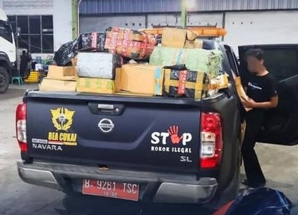 Rokok ilegal yang diamankan Bea Cukai Purwakarta