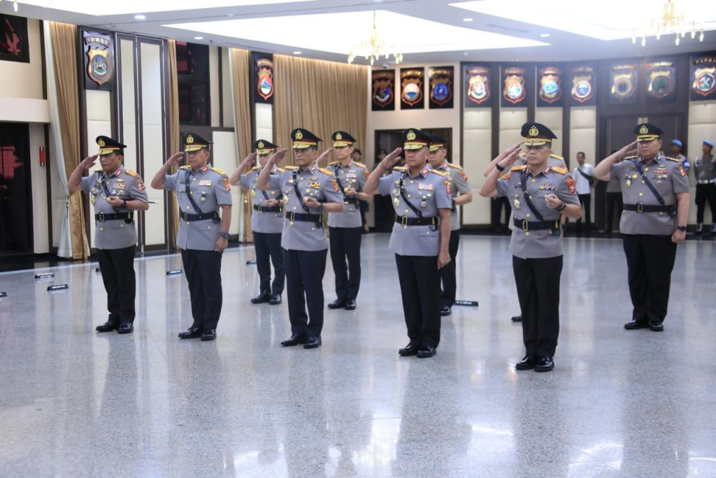 Pelantikan perwira tinggi Polri