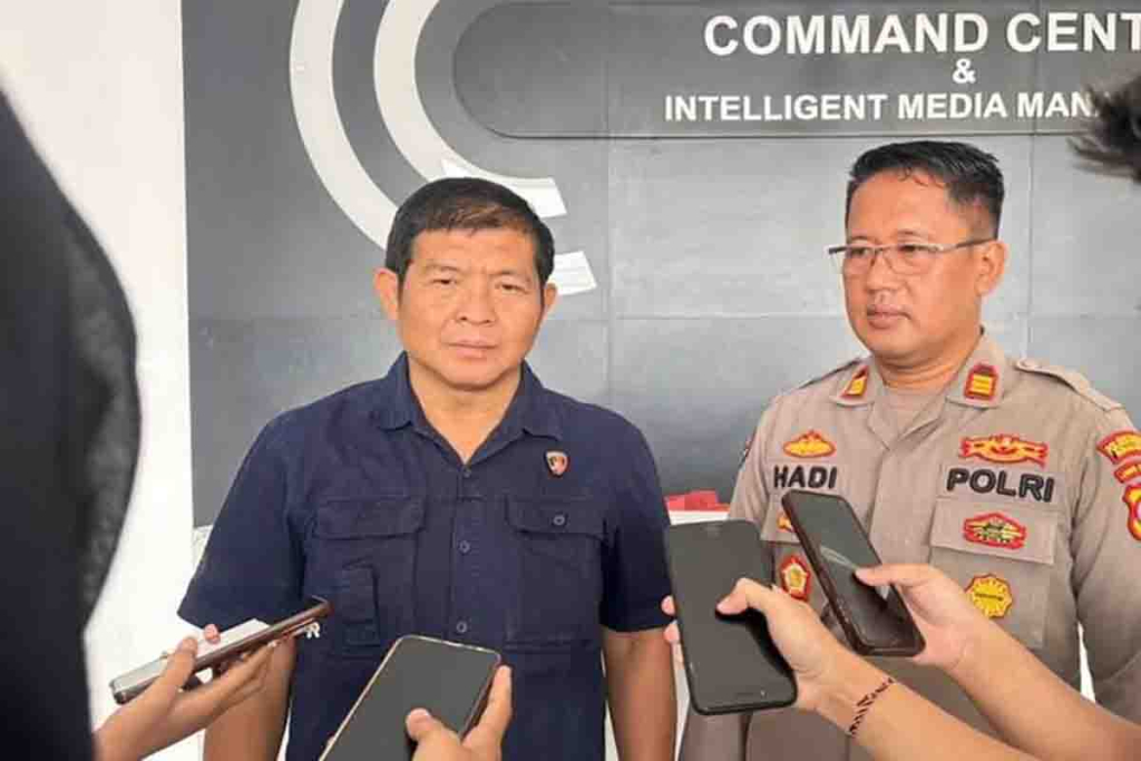AKP Hadi saat memberi keterangan kepada wartawan