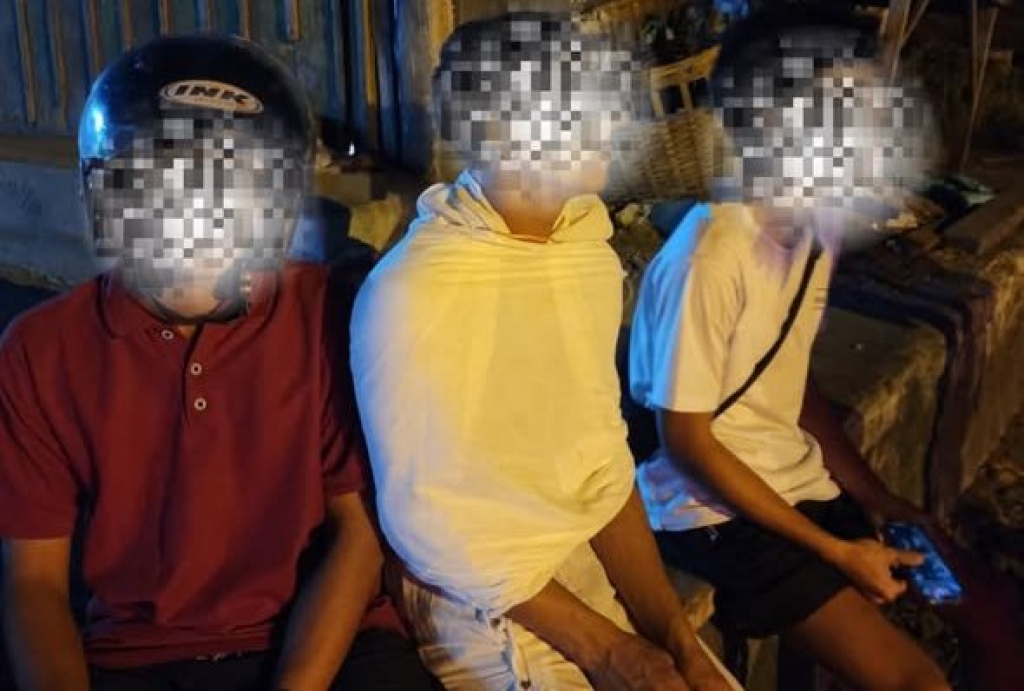3 pelajar yang buat konten pocong jadi-jadian