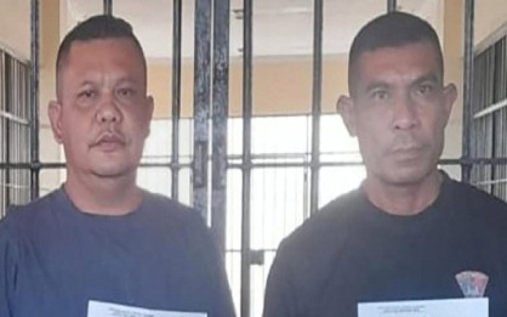 Aipda Djefri Loudoe dan Iptu Herman Pati Bean. (foto : ist)