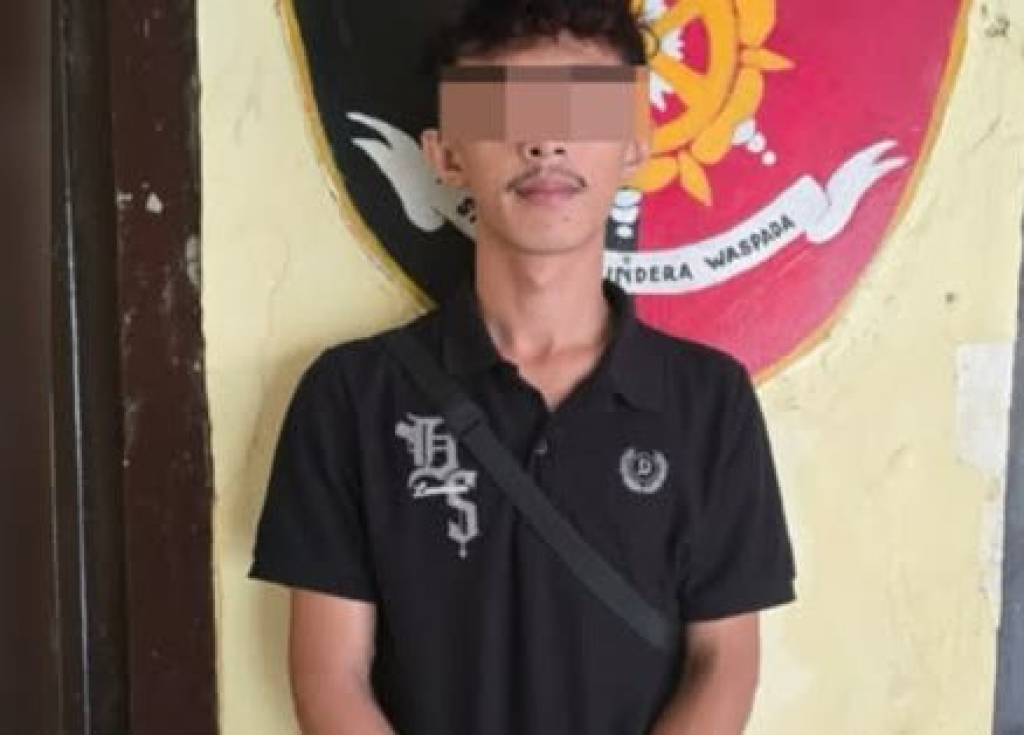 Terduga pelaku berinisial TH
