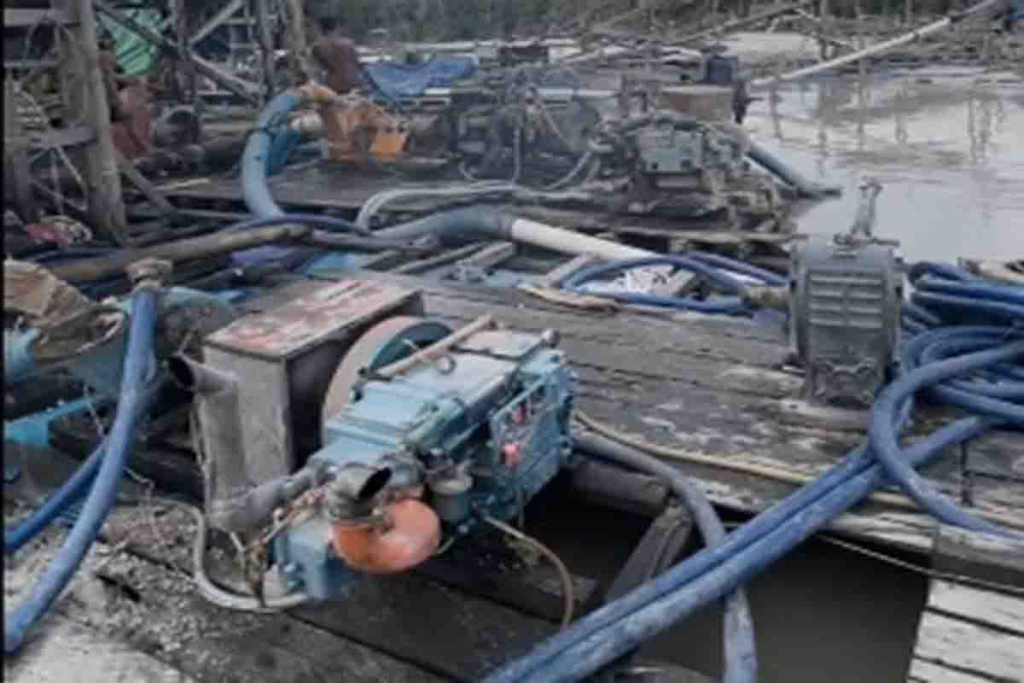 Tambang timah di Bangka Barat