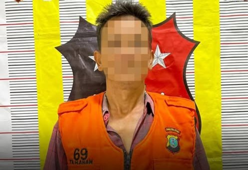 Pelaku berinisial H.D.H.S