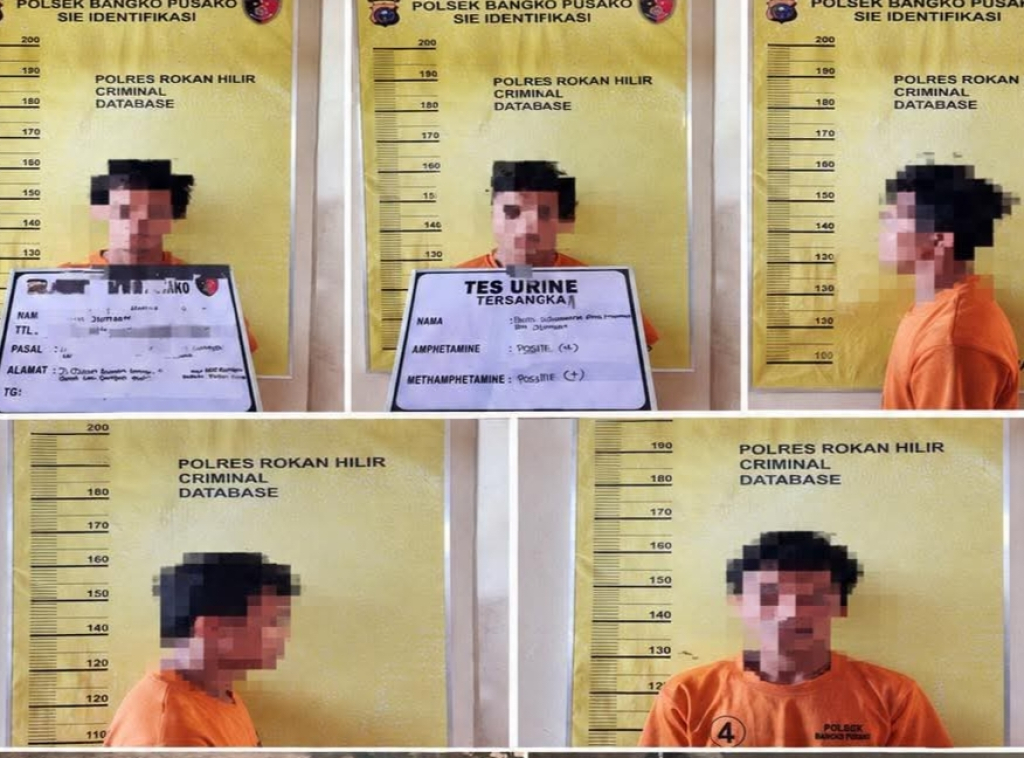 Pelaku curanmor yang ditangkap Polsek Bangko Pusako