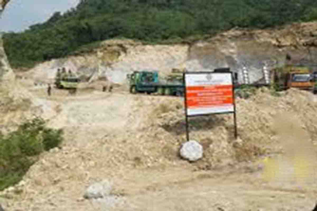 Penertiban tambang di Klapanunggal