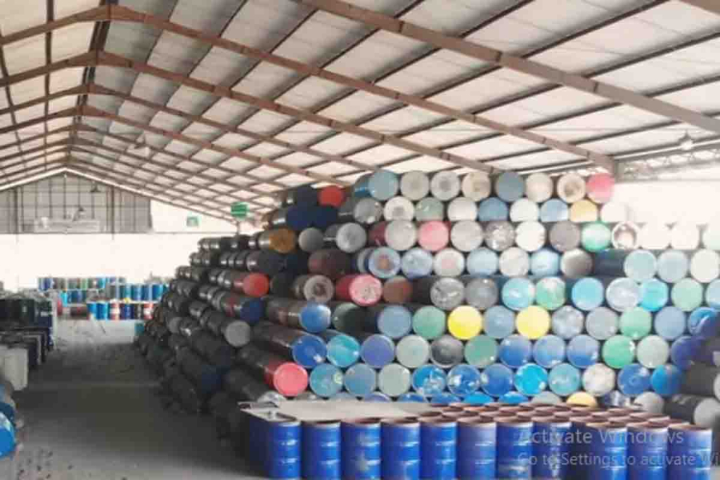 Drum rekondisi di PT Barrel Jaya Abadi