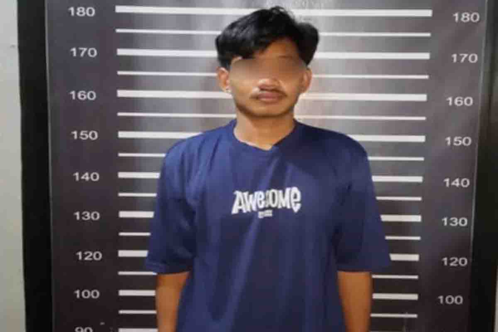 Salah satu pelaku pengeroyokan