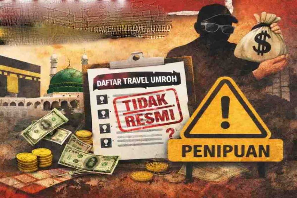 Ilustrasi penipuan umroh