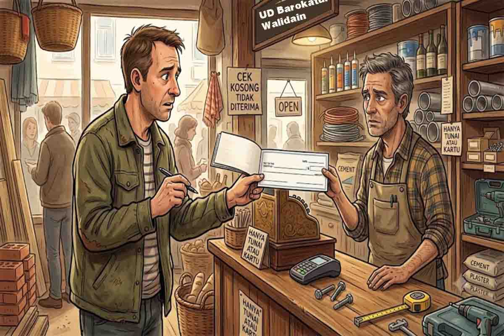 Ilustrasi cek bodong
