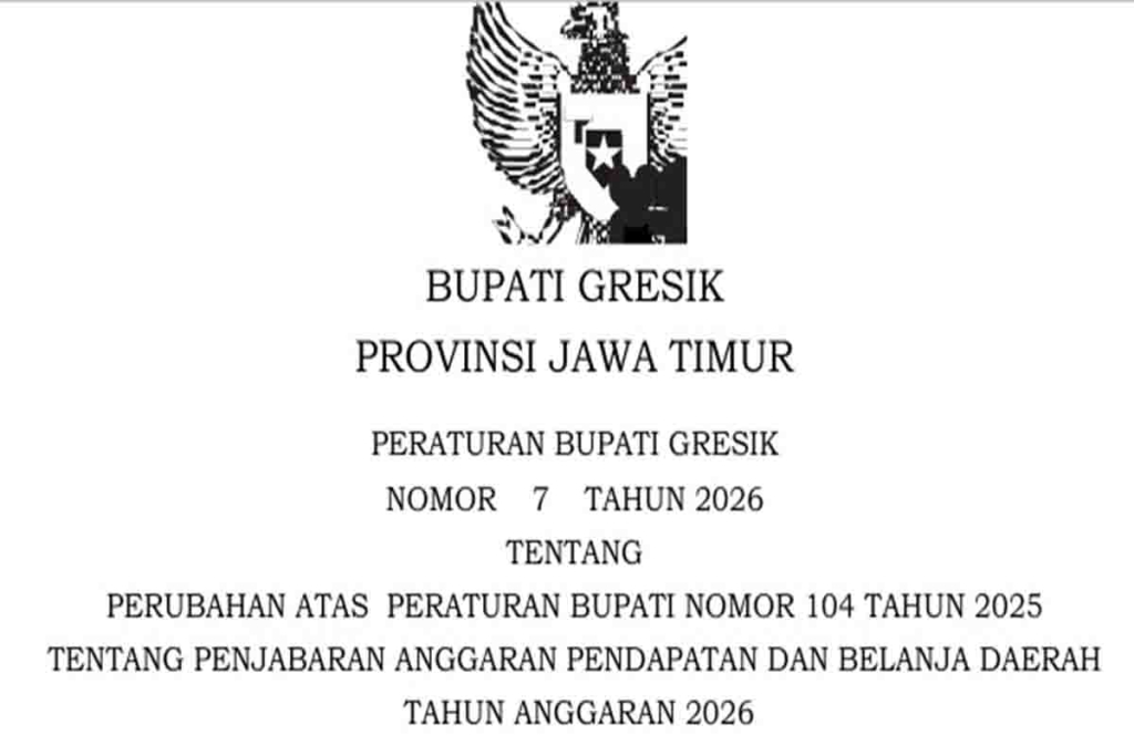 Peraturan Bupati Nomor 104 Tahun 2025