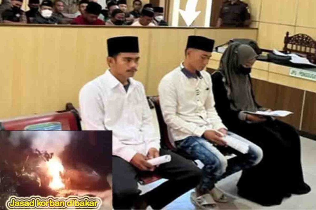 Nawiski, Mohammad Ribut, Siti Aina, saat sidang putusan