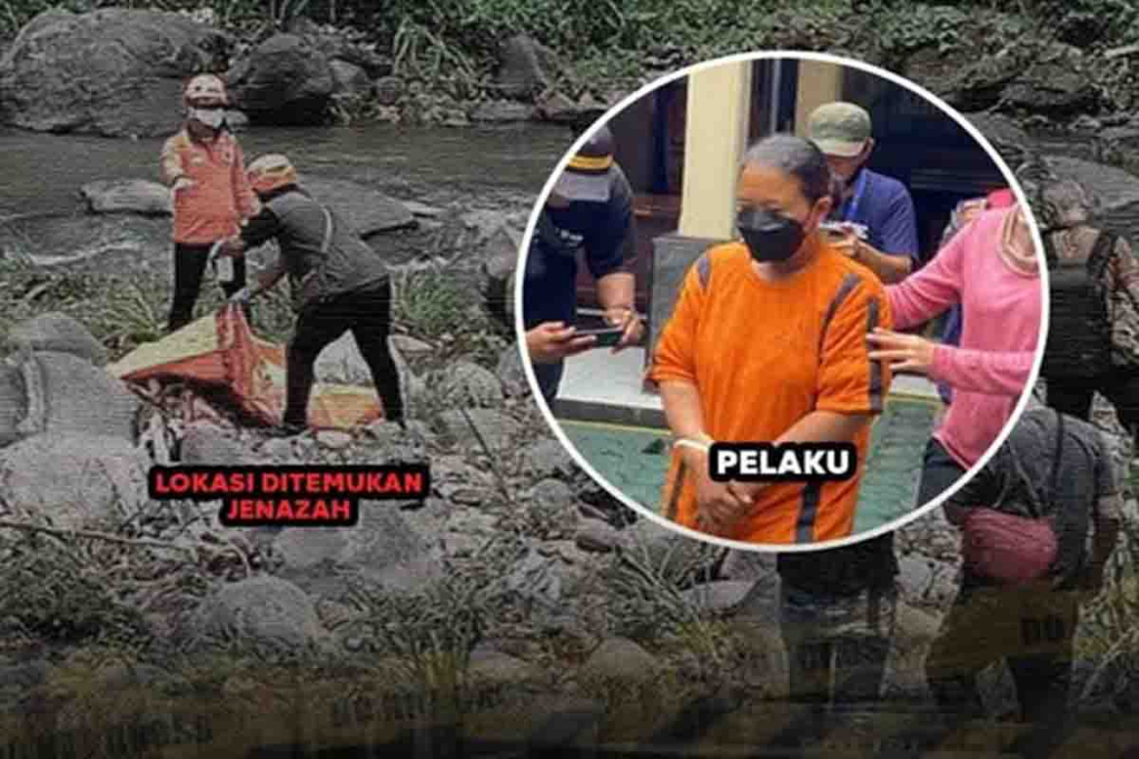 Lokasi ditemukannya jenazah Roslindawati Siboro