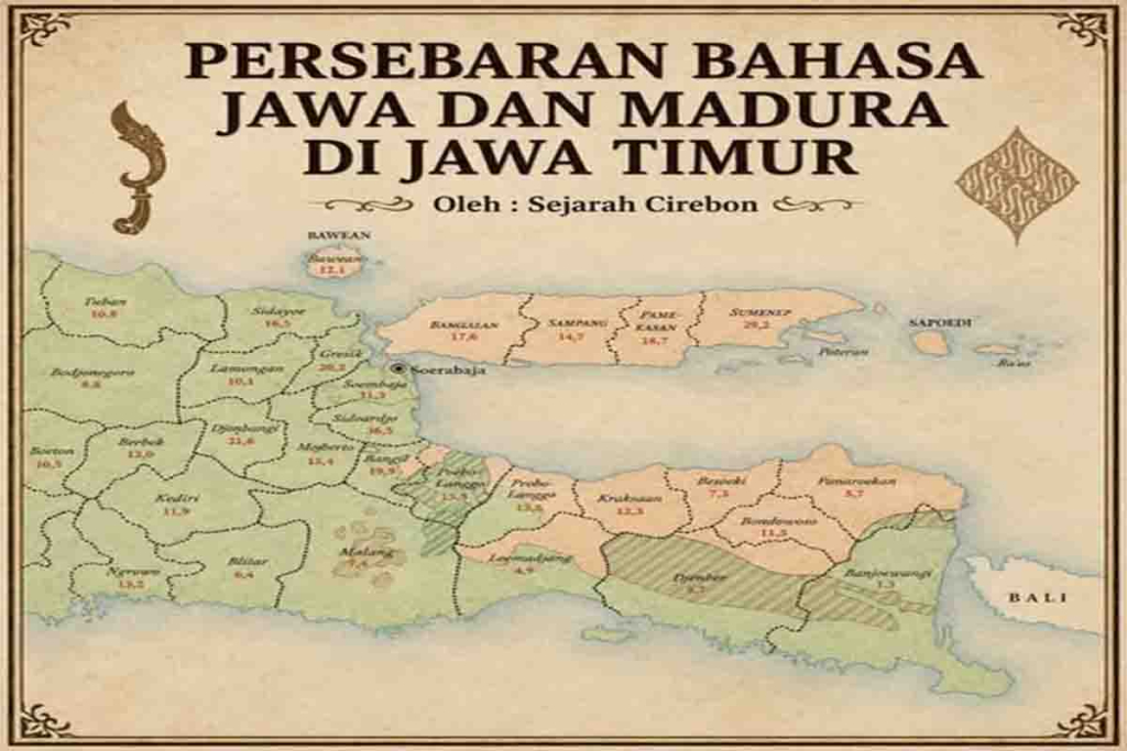 Persebaran Bahasa Jawa dan Madura