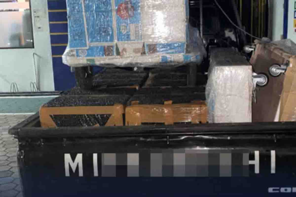 Barang bukti yang diamankan oleh Bea Cukai Balikpapan