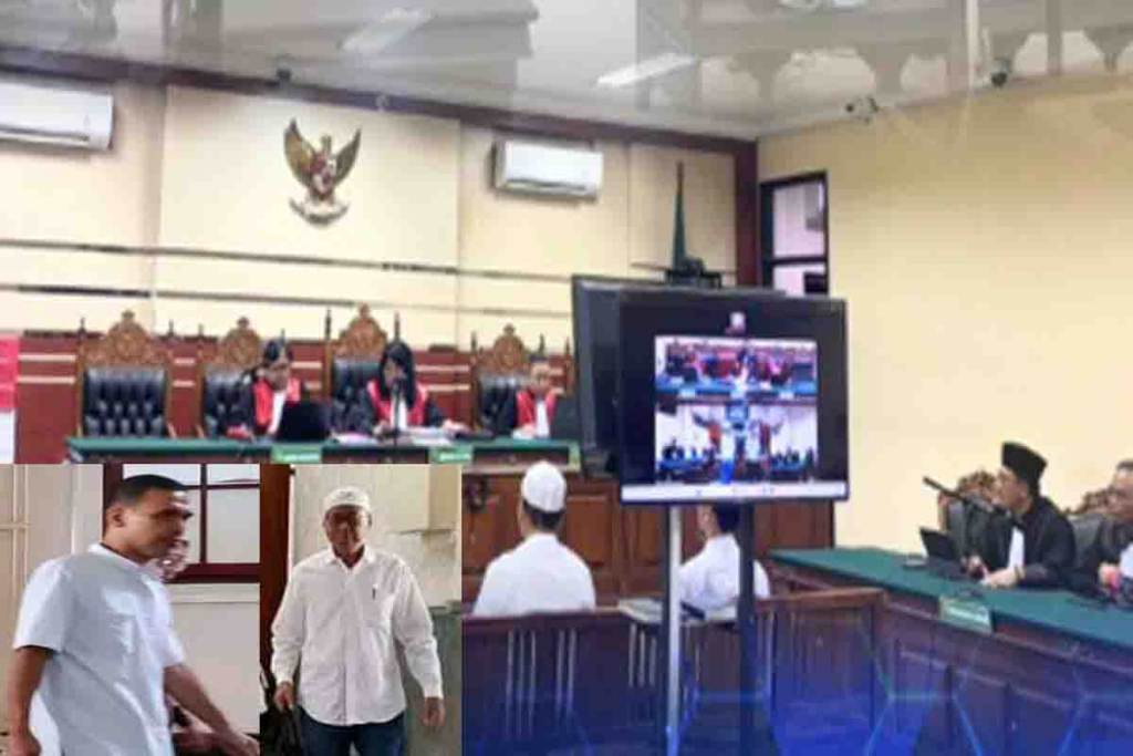 Supriyanto dan Tendy Soewadji saat jalani sidang di Pengadilan Tipikor Surabaya