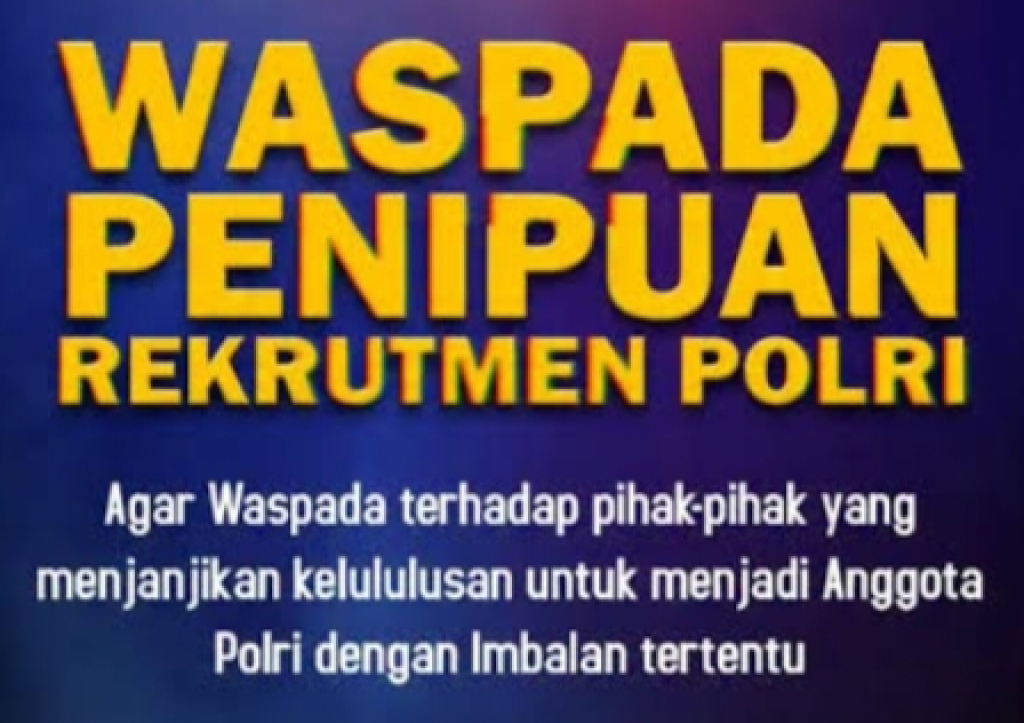 Himbauan rekrutmen Polri