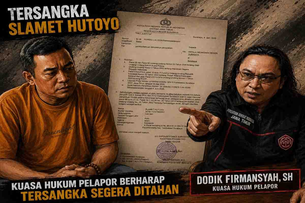 Foto Slamet Hutoyo dan Dodik Firmansyah. (Foto AI)