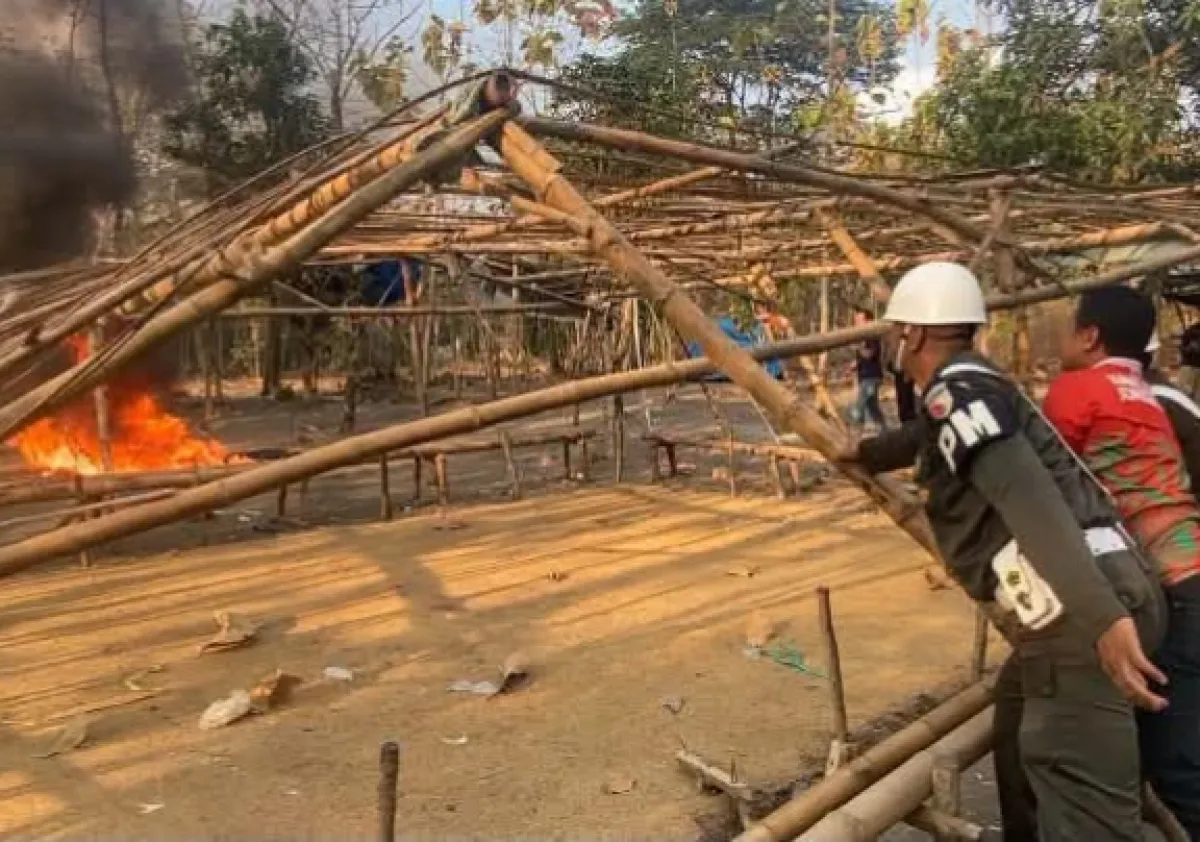 Sabung Ayam di Desa Banjardowo Digrebek Polres Jombang dan TNI